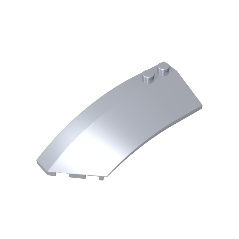 Wedge Curved 8 x 3 x 2 Open Left [Plain] - Color ID 73