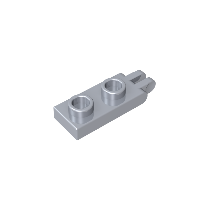 Hinge Plate 1 x 2 with 2 Fingers and Hollow Studs - Color ID 73