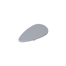 Minifig Shield Ovoid [Plain] - Color ID 73