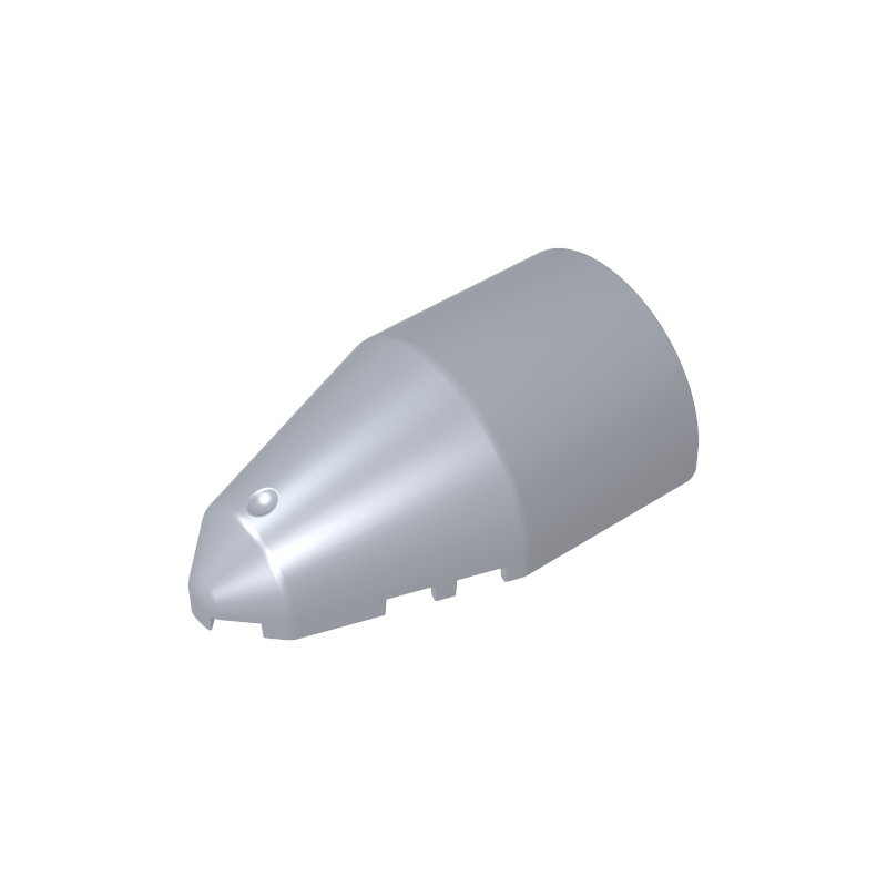 Windscreen 7 x 4 x 2 Round — GoBricks compatible brick