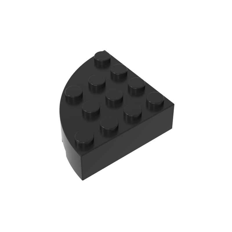 Brick Round Corner 4 x 4 Full Brick