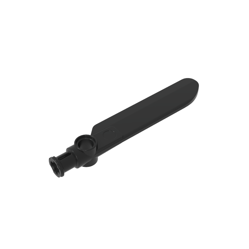 Technic Rotor Blade Small with Hole and Axle Connector End