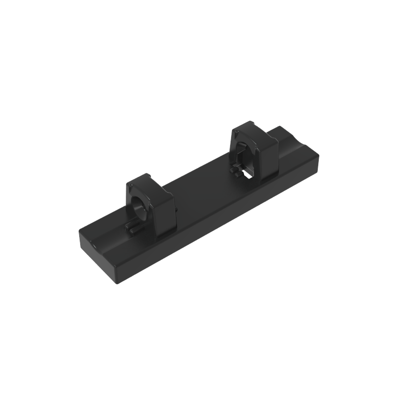 Hinge Tile 1 x 4 Locking Dual 1 Fingers on Top [8 Locking Ridges]