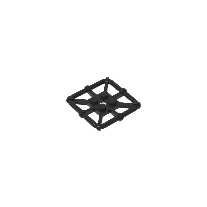 Plate Special 2 x 2 with Bar Frame Square