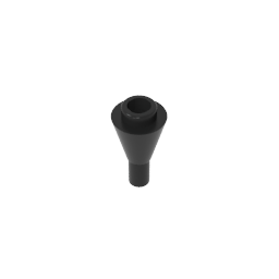 Cone 1 x 1 Inverted with Bar at Bottom (Ice Cream Cone)