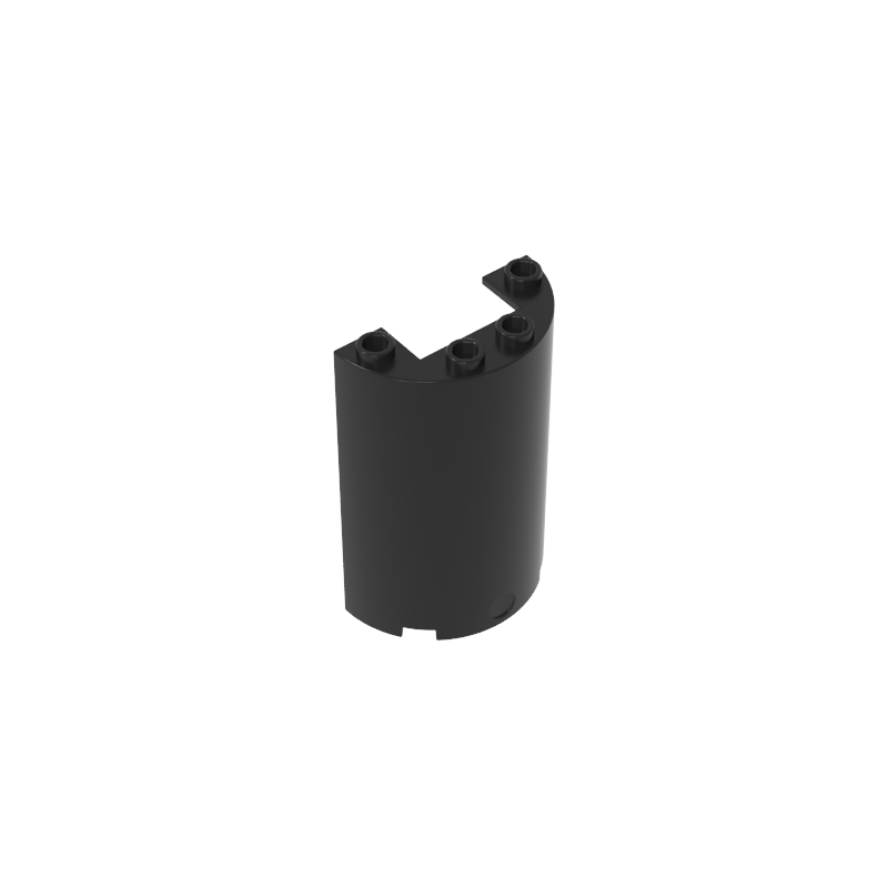 Cylinder Half 2 x 4 x 5 with 1 x 2 cutout