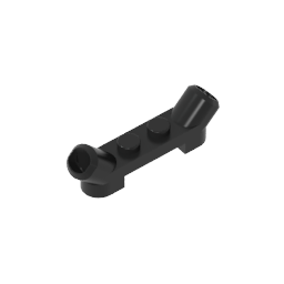 Plate Special 1 x 4 with Angled Tubes