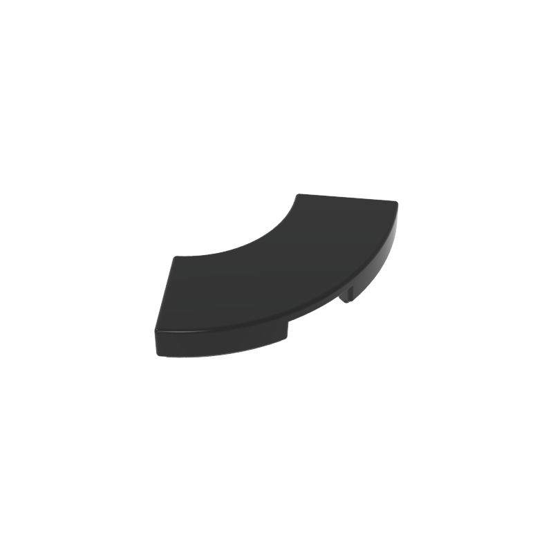 Tile 2 x 2 Curved, Macaroni