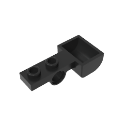 Launcher, 1 x 4 with 1 x 2 Plate with Pin Hole and Bucket (Catapult)