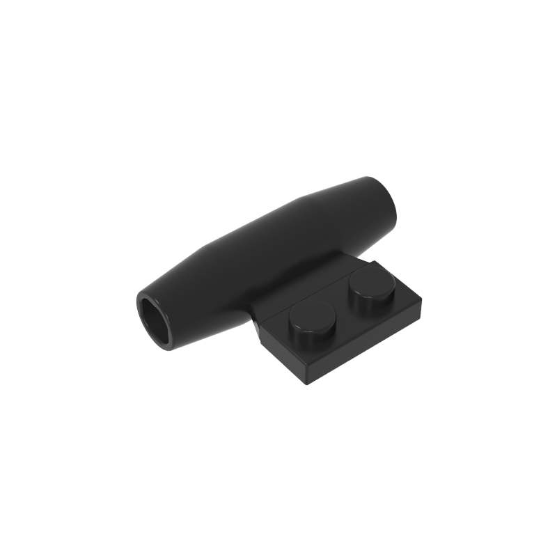 Engine, Smooth Small, 1 x 2 Side Plate with Axle Holders and Slot