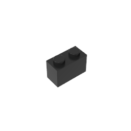 Brick 1 x 2 without Bottom Tube
