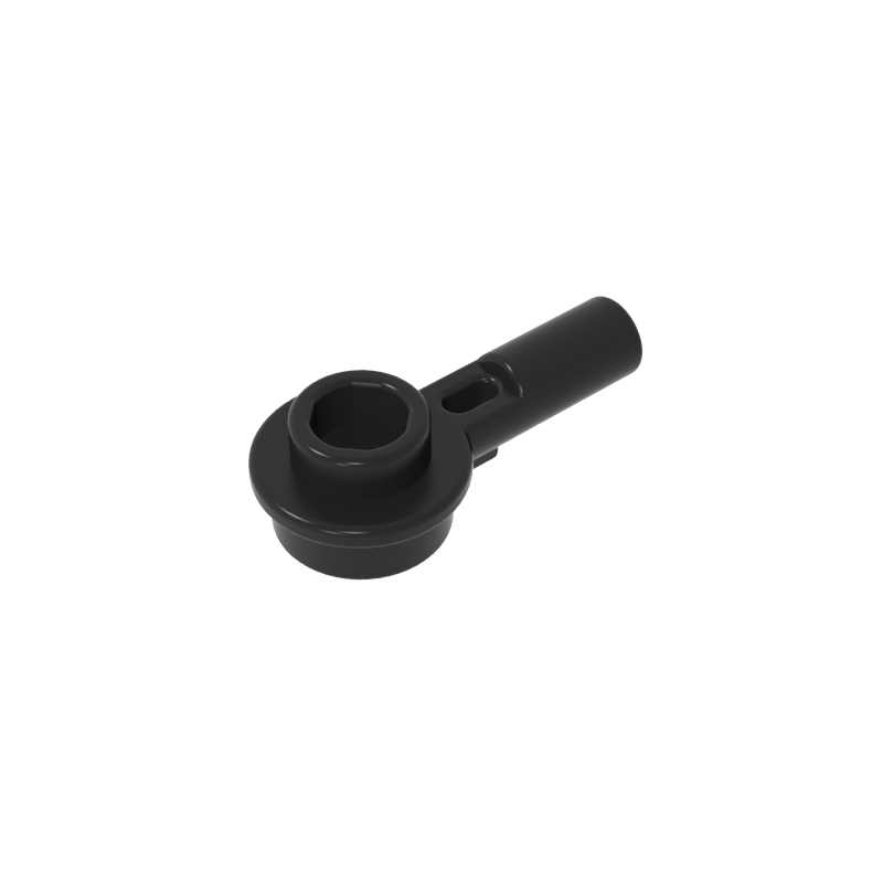 Plate Round 1 x 1 with Hollow Stud and Horizontal Bar 1L