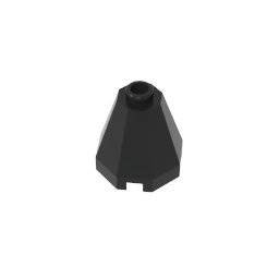 Cone 2 x 2 x 1 2/3 Octagonal, Open Stud