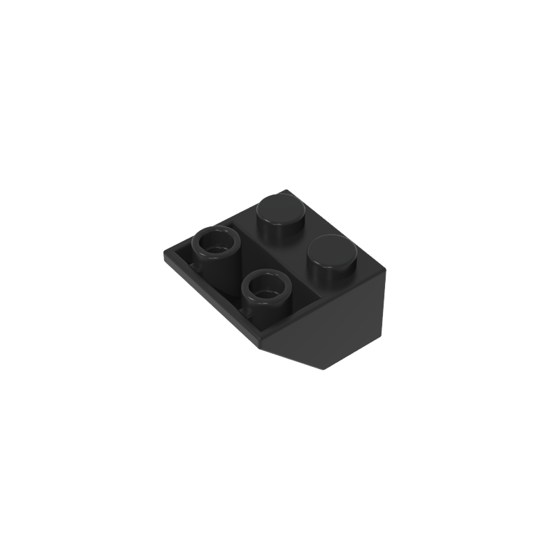 Slope Inverted 45° 2 x 2 [Ovoid Bottom Pin, Bar-sized Stud Holes]