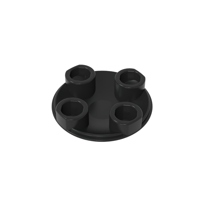 Plate Round 2 x 2 with Rounded Bottom [Boat Stud]