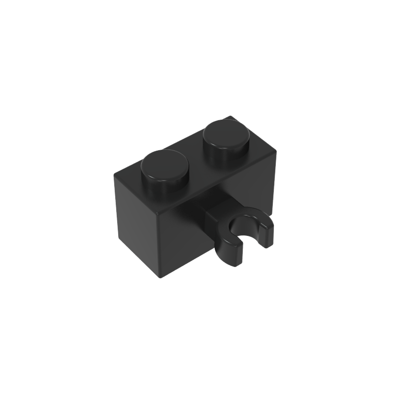 Brick Special 1 x 2 with Vertical Clip [Open O Clip]