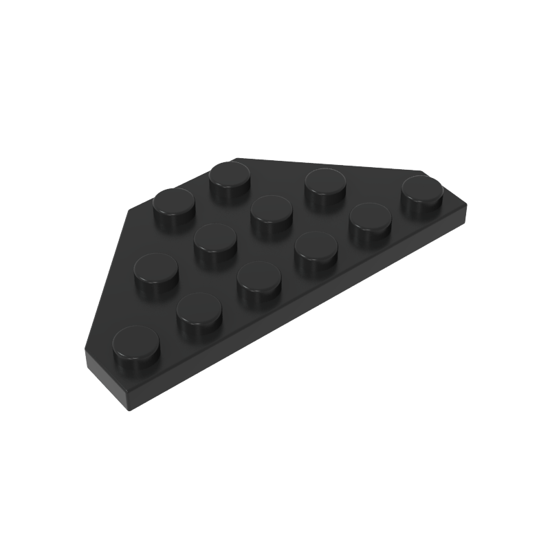 Wedge Plate 3 x 6 Cut Corners