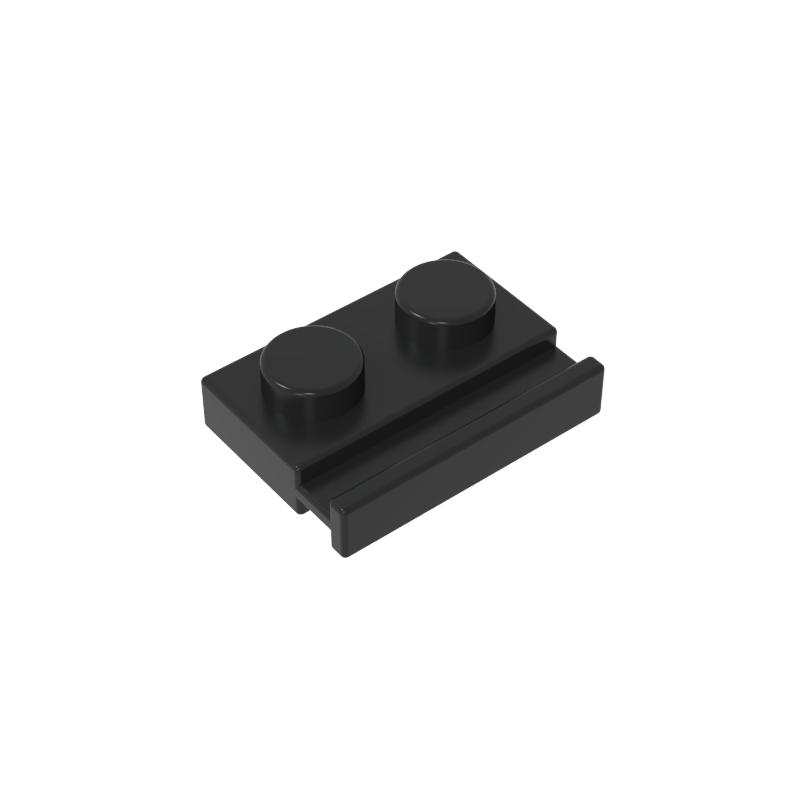 Plate Special 1 x 2 with Door Rail