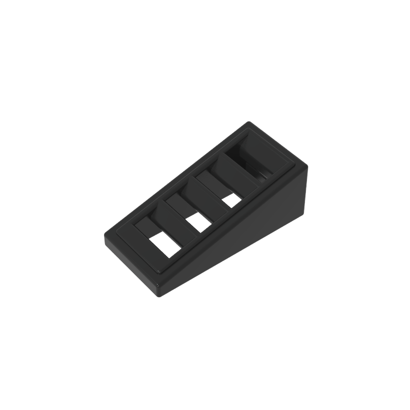 Slope 18° 2 x 1 x 2/3 with 4 Slots