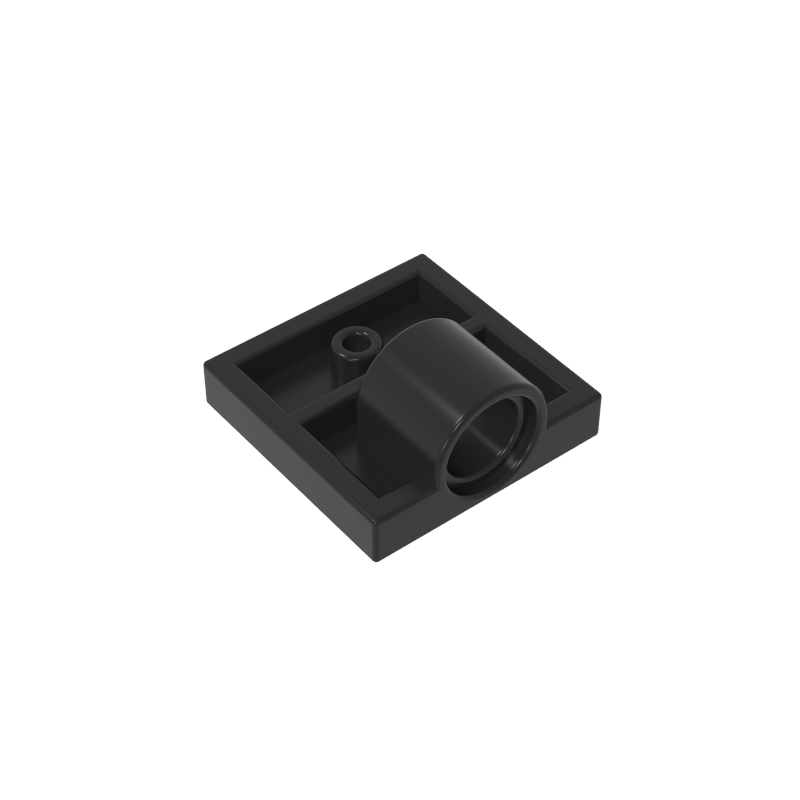 Plate Special 2 x 2 with 1 Pin Hole [Complete Underside Rib]