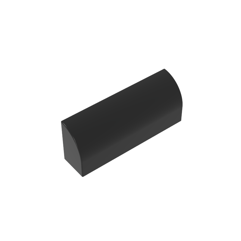 Brick Curved 1 x 4 x 1 1/3 No Studs, Curved Top