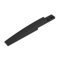 Brick Curved 10 x 1 [Asymmetric Inside Ridges]