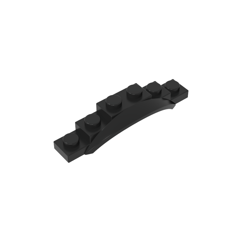 Wheel Arch, Mudguard, 1 1/2 x 6 x 1 [Arch Extended] - Color ID 80
