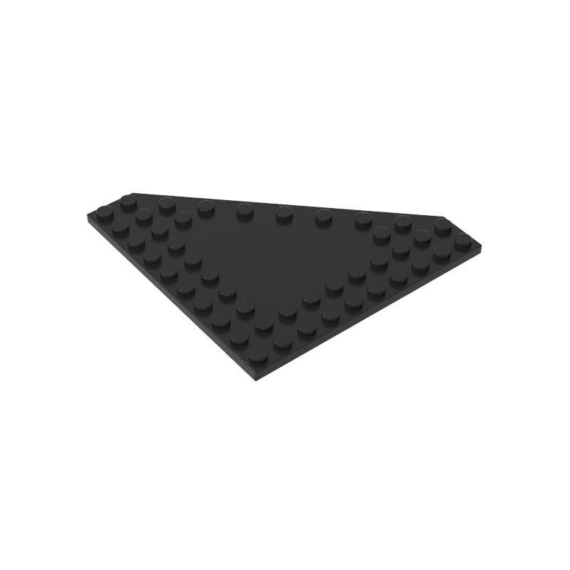 Wedge Plate 10 x 10 Cut Corner [No Centre Studs] - Color ID 80