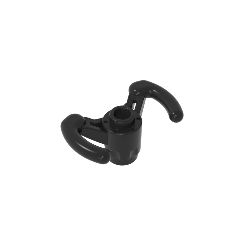 Technic Steering Wheel Pilot's Yoke [Hollow Stud, Axle Hole with + Opening]