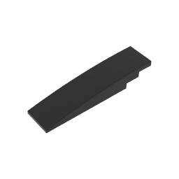 Slope Curved 8 x 2 No Studs