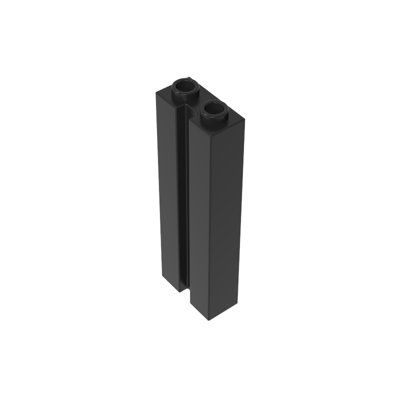 Brick Special 1 x 2 x 5 with Groove - Color ID 80