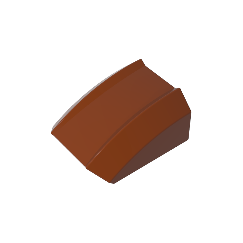 Slope Curved 2 x 2 with Lip, No Studs
