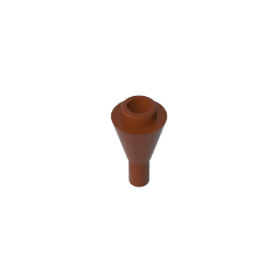 Cone 1 x 1 Inverted with Bar at Bottom (Ice Cream Cone)