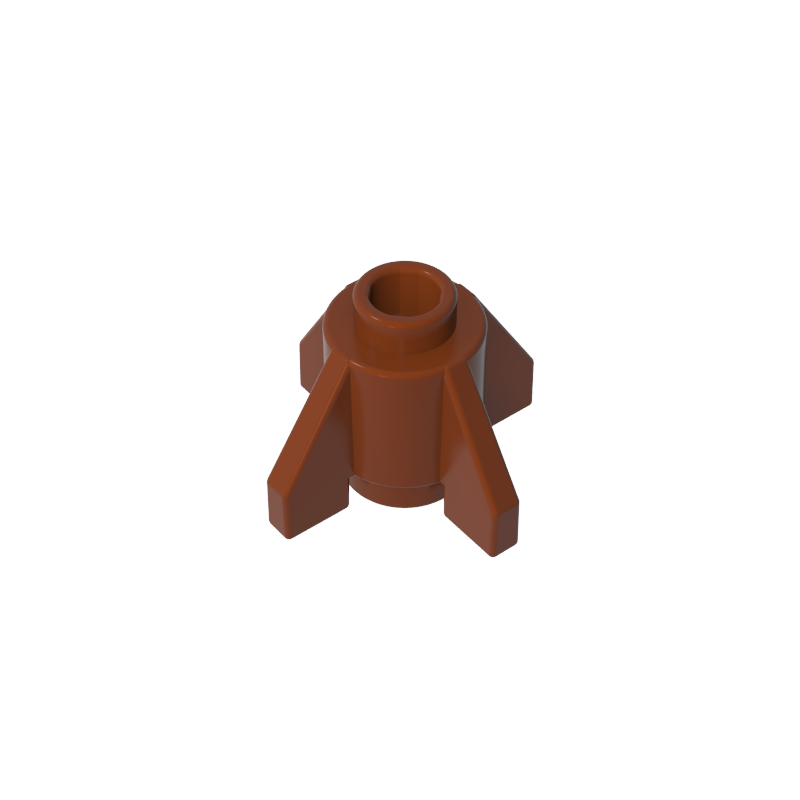 Brick Round 1 x 1 with Fins, Open Stud