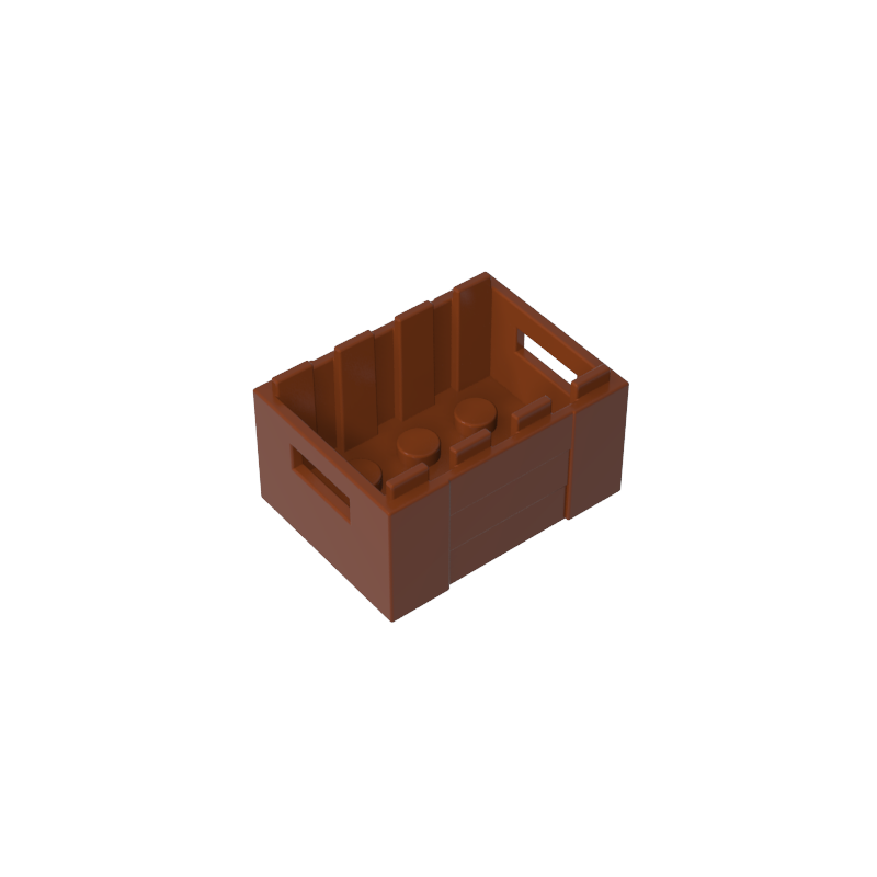 Box / Crate with Handholds  3 x 4 x 1 2/3