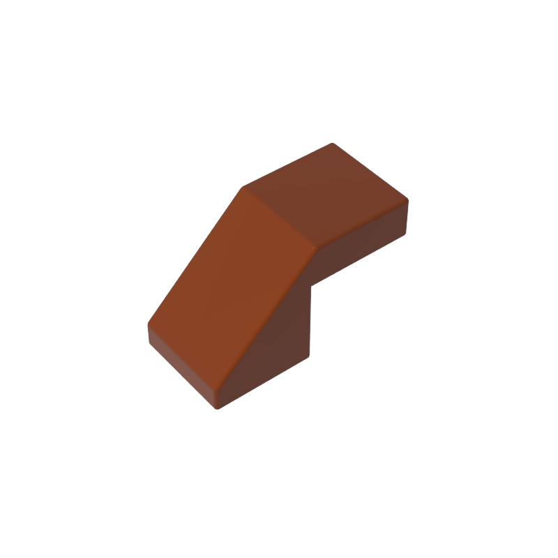 Slope 45° 2 x 1 with 2/3 Inverted Cutout and no stud