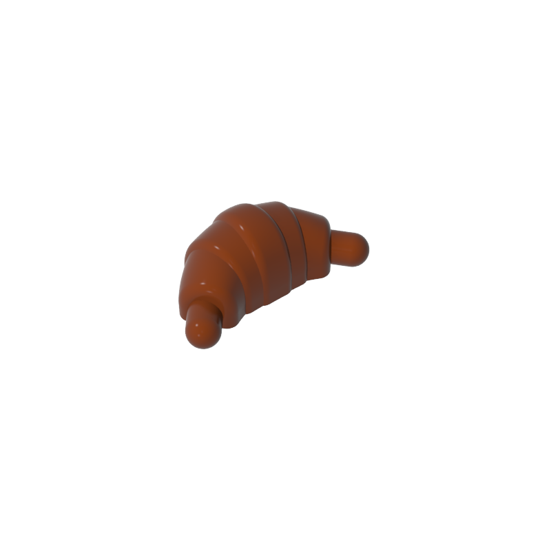 Food Croissant - Rounded Ends