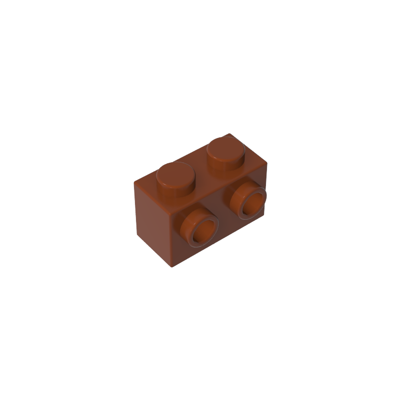 Brick Special 1 x 2 with 2 Studs on 1 Side