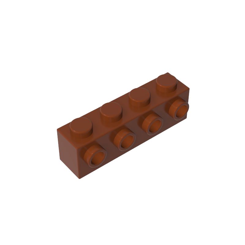 Brick Special 1 x 4 with 4 Studs on One Side
