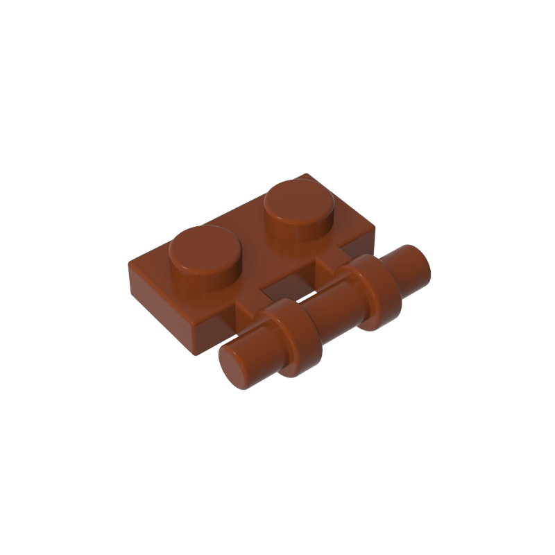 Plate Special 1 x 2 Side Handle [Free Ends]