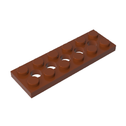 Technic Plate 2 x 6 [5 Holes]
