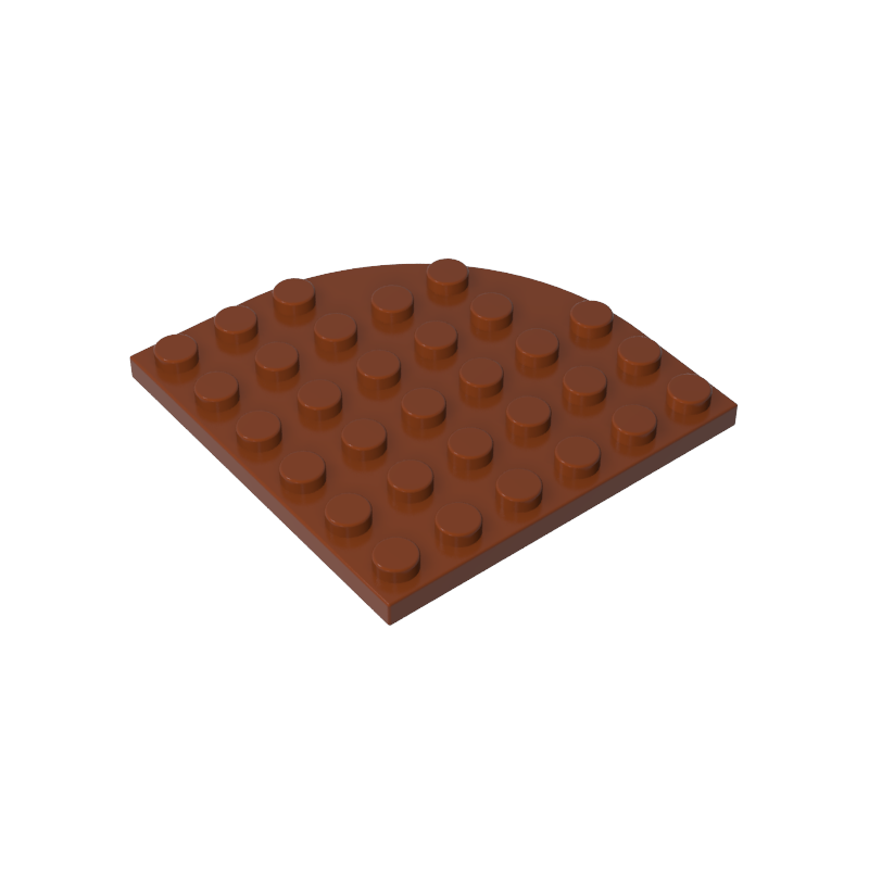 Plate Round Corner 6 x 6