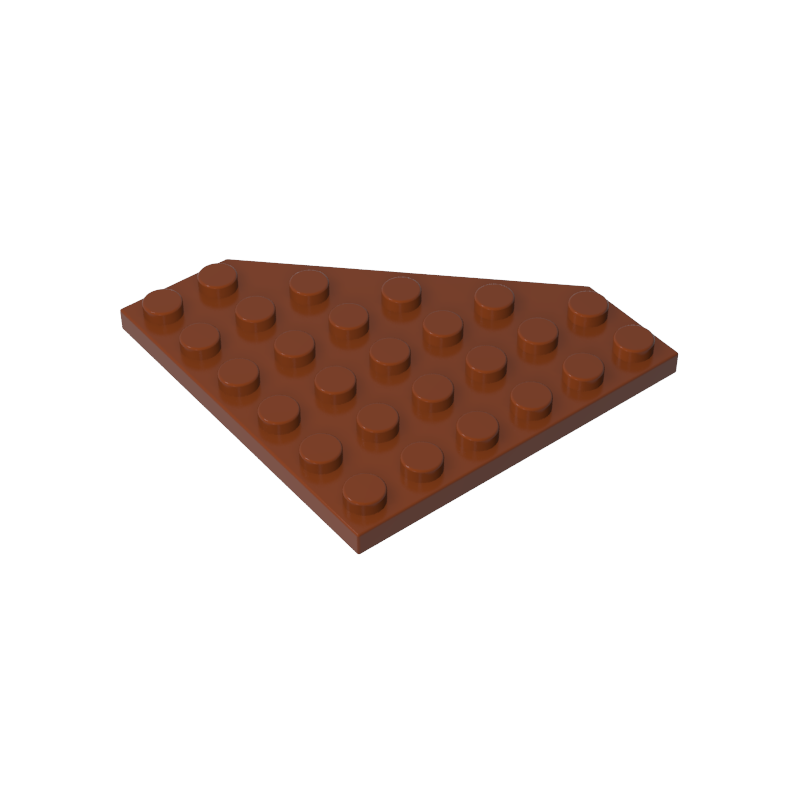 Wedge Plate 6 x 6 Cut Corner
