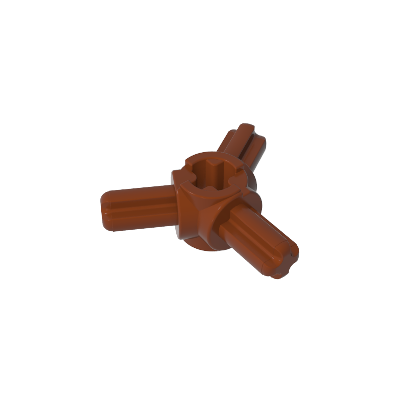 Technic Axle Connector Hub with 3 Axles at 120°
