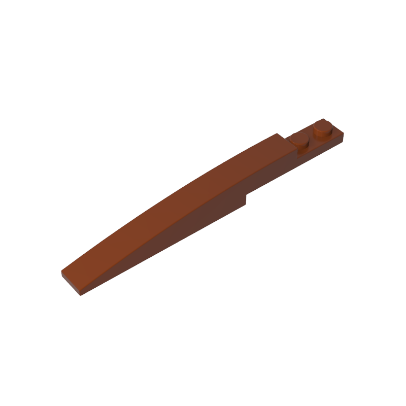 Brick Curved 10 x 1 [Asymmetric Inside Ridges]