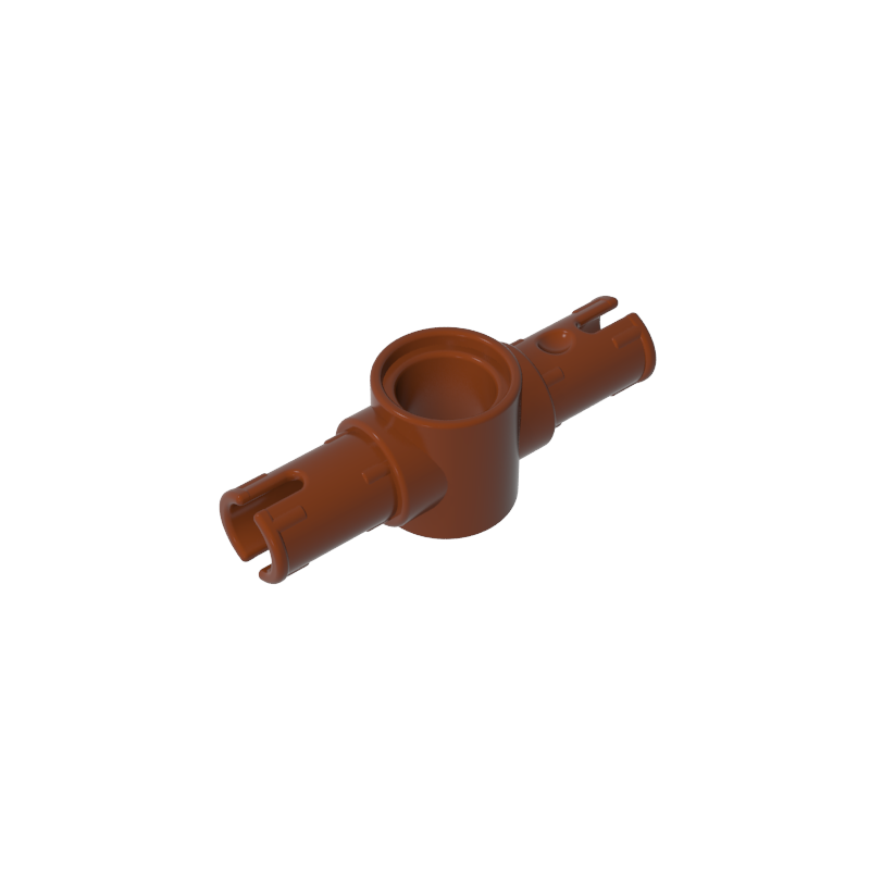Technic Pin Connector Hub with 2 Pins with Friction Ridges Lengthwise [Big Squared Pin Holes]
