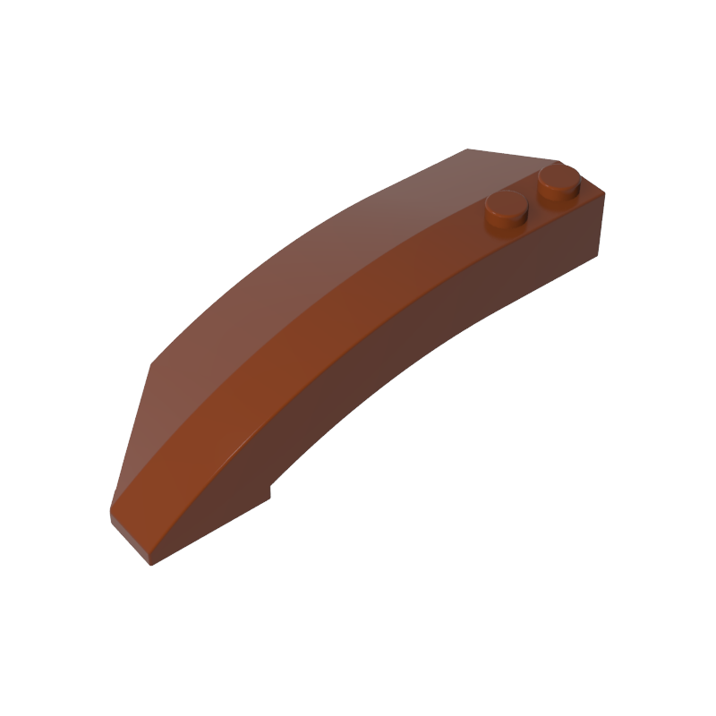 Wedge Curved 8 x 3 x 2 Open Right - Color ID 81