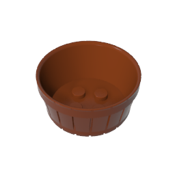 Barrel Half Large with Axle Hole