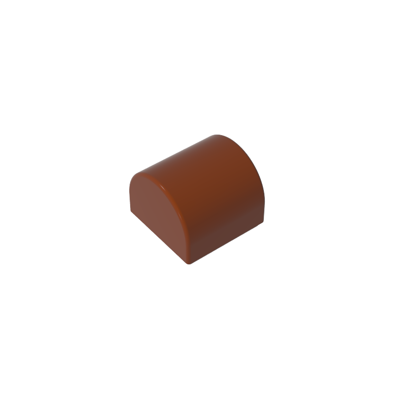 Brick Curved 1 x 1 x 2/3 Double Curved Top, No Studs