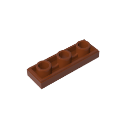 Tile Special 1 x 3 Inverted with Center Hole
